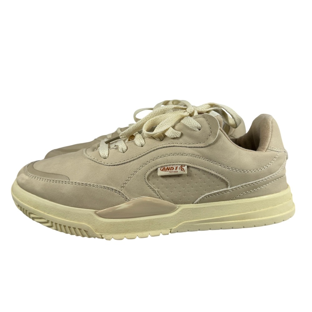 AND1 Kids Low-Top Sneakers Beige Casual ShoesS Boys Size 7 Youth